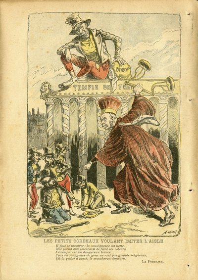 Ilustración de Achille Lemot en Le Pelerin de Achille Lemot