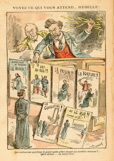 Le Pelerin, satírico en colores de Achille Lemot