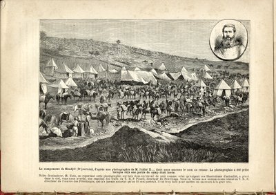 El campo de Sindjil, por M. Uzès, Le Pèlerin de Achille Lemot