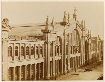 Gard du Nord, París, c.1870-80 (foto) de Achille Quinet