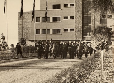 Inauguración de los edificios del Aeropuerto Real 