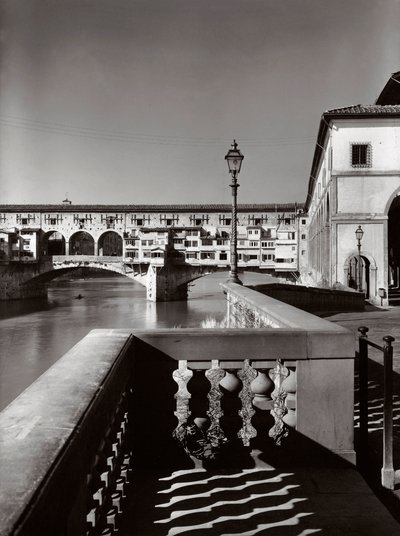 Ponte Vecchio, Florencia, Italia, c.1955 de Achille Villani