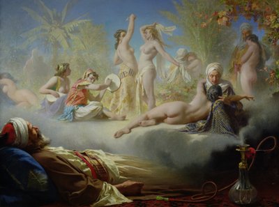 El Sueño del Creyente, c.1870 de Achille Zo
