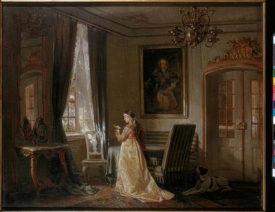Sala de jardín de la casa solariega Wiepersdorf de Achim von Arnim