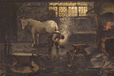 Herrero de nuestro pueblo (chromolitho) de Ada Holland