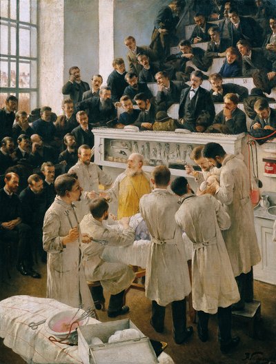 Sala de conferencias de Billroth en el Hospital General de Viena de Adalbert Franz Seligmann