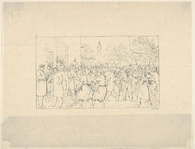 Elección en Baltimore, noviembre de 1862, de Grabados de la Guerra Confederada de Adalbert John Volck