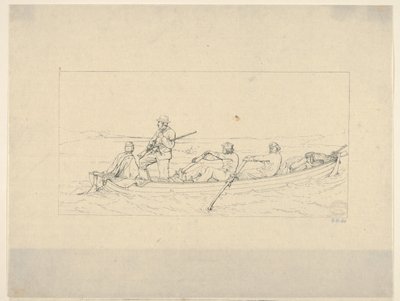 Marylanders Cruzando el Potomac para Unirse al Ejército del Sur de Confederate War Etchin..., 1861-63 de Adalbert John Volck