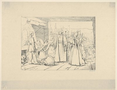 Ofrenda de campanas para ser fundidas en cañones de Grabados de la Guerra Confederada, 1861-63 de Adalbert John Volck