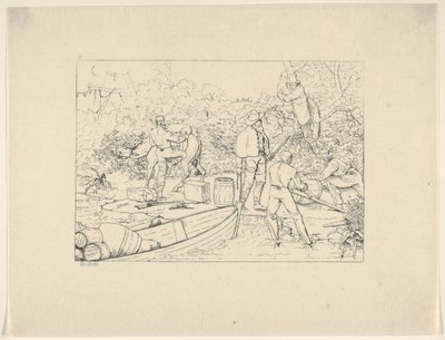 Contrabando de medicinas al sur de los Grabados de la Guerra Confederada, 1861-63 de Adalbert John Volck