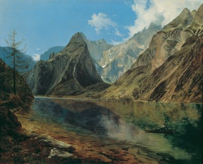 El Königssee con el Watzmann de Adalbert Stifter