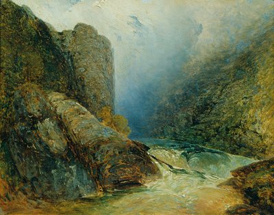 El Teufelsmauer cerca de Hohenfurt (Kienberg) de Adalbert Stifter