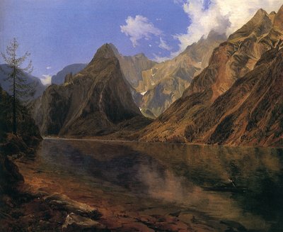 Konigssee y el Watzmann de Adalbert Stifter