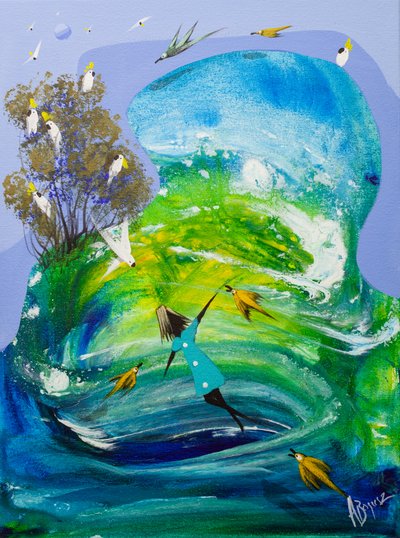 Vuelo del espíritu alegre de Adam Bogusz