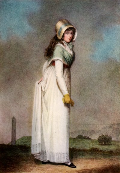 Retrato de una chica irlandesa, finales del siglo XVIII-principios del siglo XIX, 1910 de Adam Buck