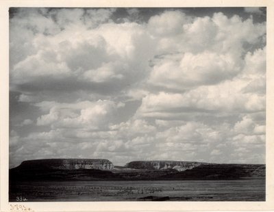 Alrededores de Zuni, desde el noreste del Pueblo "99" de Adam Clark Vroman