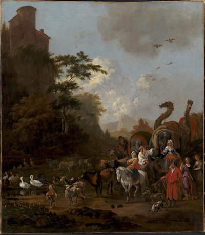 Noé saliendo del arca de Adam Colonia