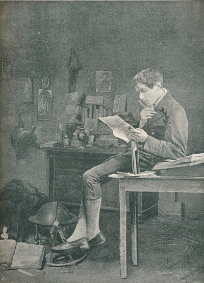 El estudiante, c. 1877 de Adam Diston