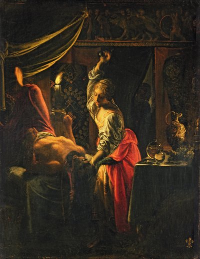 Judith y Holofernes (óleo sobre lienzo) de Adam Elsheimer