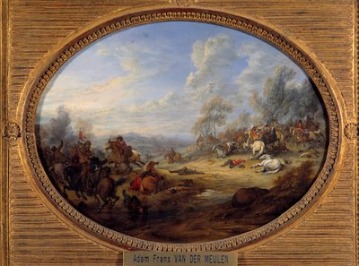 Choque de caballería. Una batalla bajo el gobierno de Luis XIV de Adam Frans van der Meulen