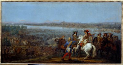 Guerra de Holanda: el paso del Rin el 12/06/1672 de Adam Frans van der Meulen