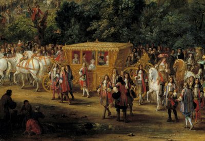 Shorts y cortejo (detalle) de Adam Frans van der Meulen