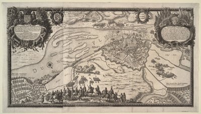 El asedio de Riga por el ejército ruso bajo el zar Alexei Mikhailovich en 1656, 1656 de Adam Perelle