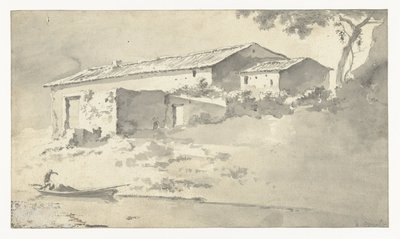 Casa en un paisaje del sur de Adam Pijnacker
