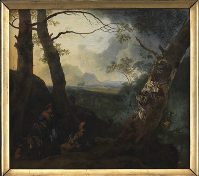 Paisaje del sur con pastores de Adam Pijnacker