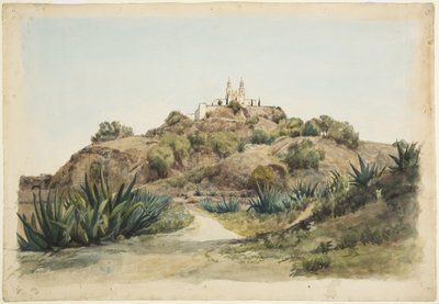 Gran Pirámide e Iglesia, Cholula de Adela Breton