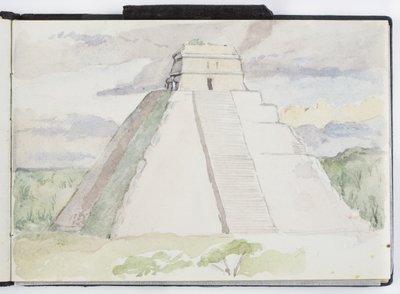 Cuaderno de bocetos de dibujos y notas, México y Europa de Adela Breton