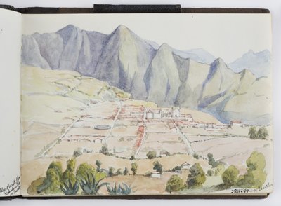 Cuaderno de bocetos de dibujos y notas, Norte y Sur América (incluyendo México) de Adela Breton