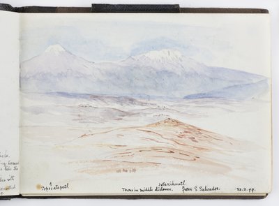 Cuaderno de bocetos de dibujos y notas, América del Norte y del Sur (incluyendo México) de Adela Breton