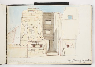 Cuaderno de bocetos de acuarelas, dibujos y notas, México, 1896-1898 de Adela Breton