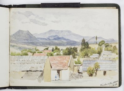 Cuaderno de bocetos de acuarelas, dibujos y notas, México, 1896-1898 de Adela Breton