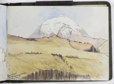 Cuaderno de bocetos de acuarelas, dibujos y notas, México, 1896-1898 de Adela Breton