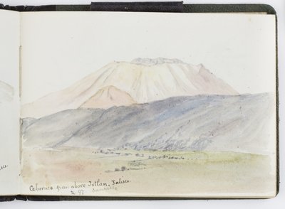 Cuaderno de bocetos de acuarelas, dibujos y notas, México, 1896-1898 de Adela Breton