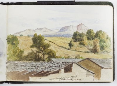 Cuaderno de bocetos de acuarelas, dibujos y notas, México, 1896-1898 de Adela Breton