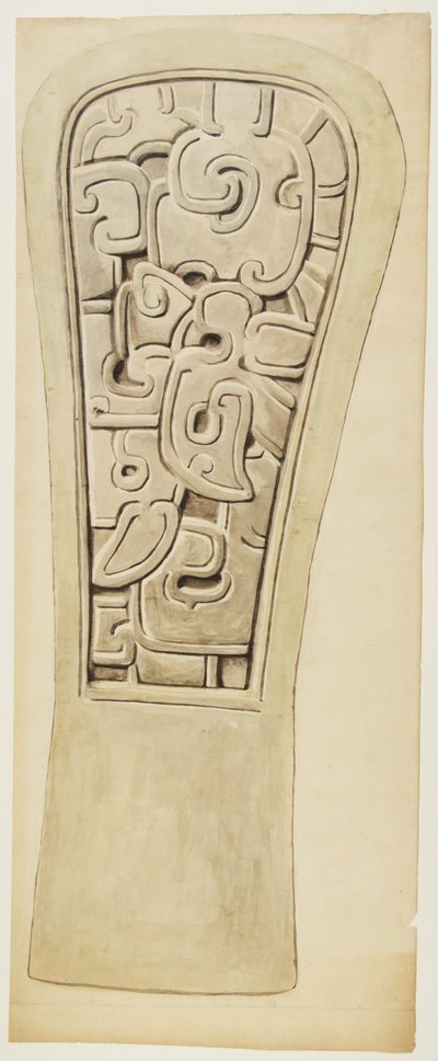 Relieve de piedra de Veracruz, México de Adela Breton