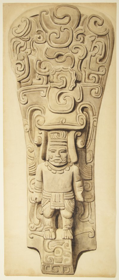 Relieve de piedra de Veracruz, México de Adela Breton