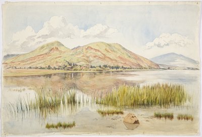 Turumataro y Lago Pátzcuaro, Michoacán, México de Adela Breton