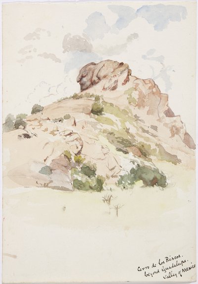 Vista - Cerro de los Riscos, más allá de Guadalupe, México de Adela Breton
