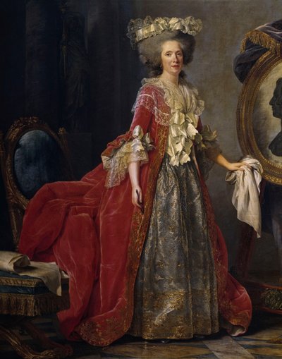 Retrato de María Adelaida de Francia (1732-1800) conocida como Madame Adelaida de Adelaide Labille Guiard
