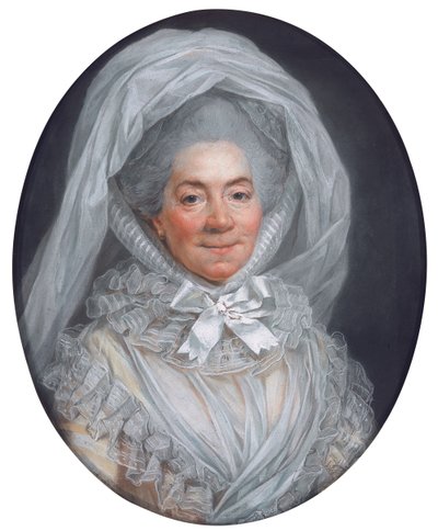 Retrato de una dama, conocida como Madame Poisson, madre de Madame de Pompadour de Adelaide Labille Guiard