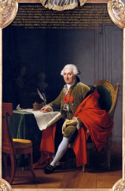Charles-Roger, príncipe de Bauffremont 1713-1795 de Adelaide Labille Guiard