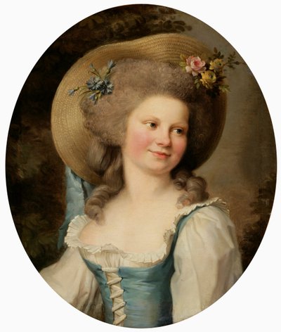 Madame Dugazon 1755-1821 como Babet en la comedia Blaise et Babet, ou la Suite des trois fermiers de Adelaide Labille Guiard