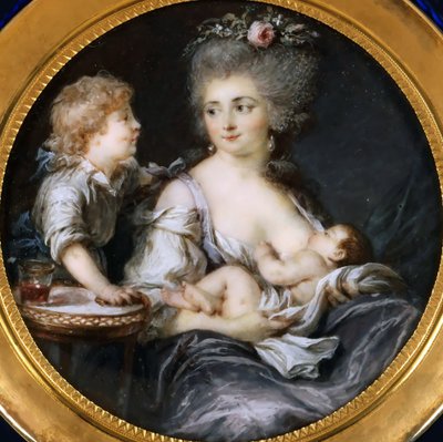 Madame Mitoire y sus hijos de Adelaide Labille Guiard