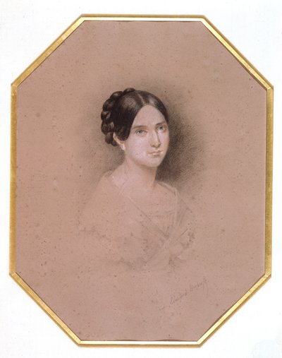 Retrato de Leopoldine Hugo (1824-43) de Adele Julie Hugo