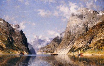 Un fiordo noruego de Adelsteen Normann