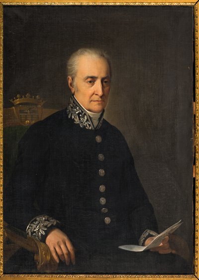 Caballero de la familia Molza (óleo sobre lienzo) de Adeodato Malatesta or Malatesti